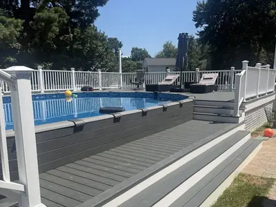 Deck project by NC Landscaping, photo 2