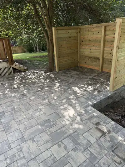 Paver patio project photo 9