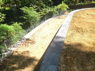 Retaining wall project by NC Landscaping, photo 3